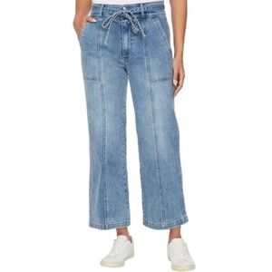 Hudson Los Angeles Wide Leg Belted Jeans Women's Sz 16/36 26” Inseam NEW